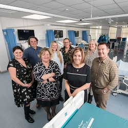 L-R: Elaina Henderson, Dominic Simpson, Deborah Gee, Zoey Kennedy, Karen Corder, Julie Derbyshire, Tracy Ord, Paul Gill.