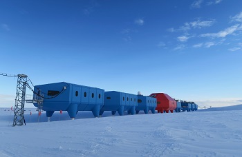 Caption:The British Antarctic Survey's Halley VI Research Station