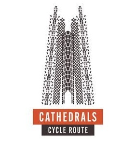 Caption:The Cathedrals Cycle Route logo, designed by Northumbria academics Andy Reay and Mike Pinkney