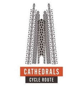 Caption:The Cathedrals Cycle Route logo, designed by Northumbria academics Andy Reay and Mike Pinkney
