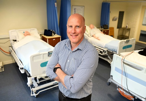Caption: Dr Daniel Monk, Assistant Professor in Northumbria's Department of Nursing, Midwifery and Health