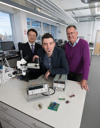 Caption:L-R: Professor Richard Fu, Dr Pep Canyelles Pericas and Epigem Managing Director Dr Tim Ryan