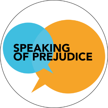 Caption: Logo for the Speaking of Prejudice research project.