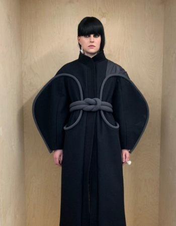 Caption: Emily Gibson's collection was chosen to feature in an opening show and went on to win the Northumbria University Dome Award.