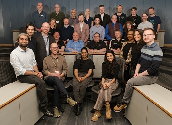 Caption:The first  NUdata industry event was attended by representatives from organisations including the BBC, the Met Office and the National Audit Office.