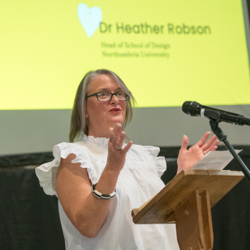 Caption: Dr Heather Robson, Head of the School of Design at Northumbria University.      