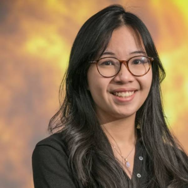 Caption: Student Ramada Sukarmadji, who benefited from Turing Scheme funding