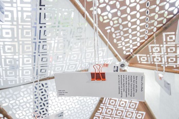 Caption:The tickets will be on display in a patterned dome