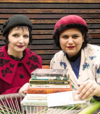 Caption: Dr Claire Nally and Dr Stacey Pitsillides from Northumbria University.