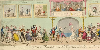 Caption:Scottish dancing was a popular past time. Image credit: ©Trustees of the British Museum