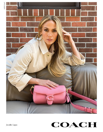 Caption: Melissa Dick has worked with Jennifer Lopez during her time at Coach. Credit, Coach campaigns by Juergen Teller, Stuart Vever and Melissa Dick.