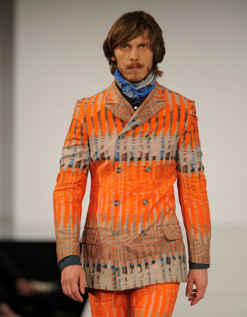 Caption: Miranda Poppy Kale's BA (hons) Fashion graduating collection from 2013, credit Chris Moore.