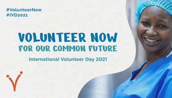 Caption: The United Nations' International Volunteer Day 2021 is on Sunday 5 December.