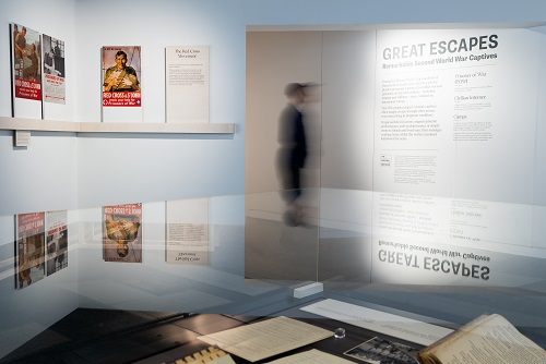 Caption: Great Escapes: Remarkable Second World War Captives exhibition