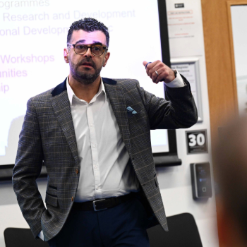 Caption: Dr Alireza Shokri, Director of the Centre for Digital Supply Chain Excellence.