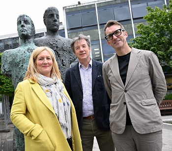 Caption:Pictured from left to right: Executive Director and Joint CEO of Live Theatre Jacqui Kell, Director of Cultural Partnerships at Northumbria University Neil Percival, and Director of Tyne and Wear Archives and Museums (TWAM) Keith Merrin.