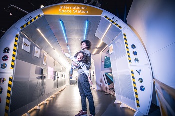 Caption:The Space Zone at the Life Science Centre