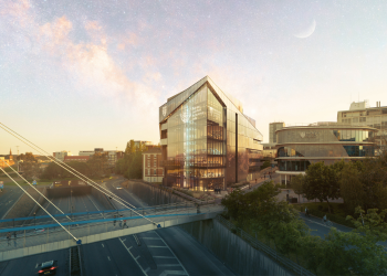 Caption:North East Space Skills and Technology Centre - initial artist impression