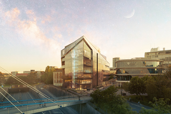 Caption:An artist impression of Northumbria University's North East Space Skills and Technology Centre