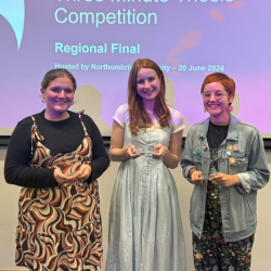 Caption: Connie Dalton, Jo Baker, Carolina Gomez