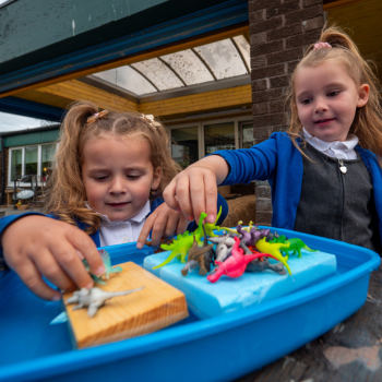 Caption: The online teaching resource, Play, Be, C is aimed at educators of children aged between three and five-years-old.