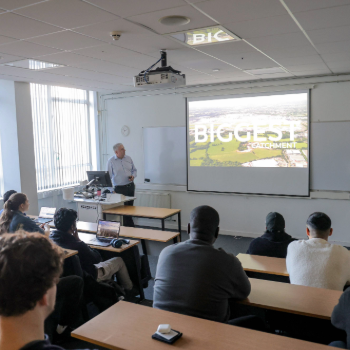 Caption: Northumbria University alum and Chief Executive Officer of Gatwick Airport, Stewart Wingate