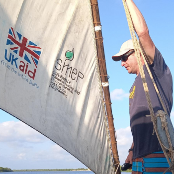 Caption: Simon Scott-Harden from Northumbria University is pictured in Kenya.