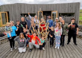 Caption:Kids Kabin, RAG, and North Tyne Youth: Making History at The Roundhouse Museum    