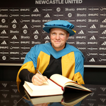 Caption:Book Signing - Eddie Howe - NUFC Head Coach