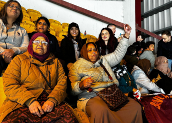 Caption: Members of the Bangla Bantams supporters group. Image by Bangla Bantams.