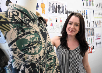 Caption:Top and Shorts by Georgia Hogg