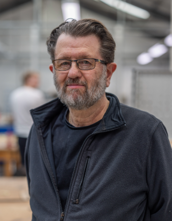 caption:Artist and Northumbria graduate John O'Rourke