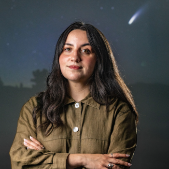 caption:Dr Lea Ferellec, a Research Fellow based in Northumbria's School of Engineering, Physics and Mathematics