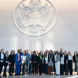 Northumbria Students were the first to complete a new intensive programme offered by ACCESS: Policy, providing an insight into addressing emerging global challenges through policy making. Photo Credit: U.S. Embassy London