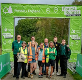 Extra Mile Media and Events team at Forest Runner