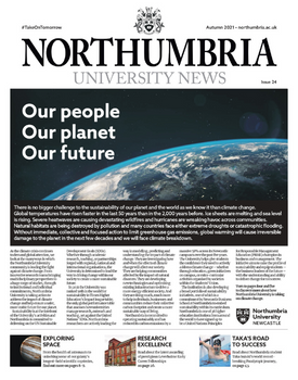 Northumbria University News, Autumn 2021 edition.