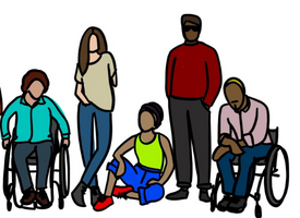 Dr Edmund Coleman-Fountain from Northumbria University is leading a £220,000 NIHR study aimed at improving social care for disabled young people. Artwork by Jem Clancy.