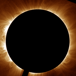 magnetic waves from the solar corona are visisble