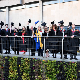 Balfour Beatty graduates at Northumbria's winter congregation