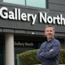 Steve Gilroy pictured outside Northumbria University's Gallery North