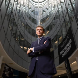 Northumbria graduate, Sebastian Moore.