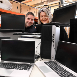 Bryan Jeffers and Kelly Johnson