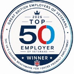 Top 50 employer winner badge