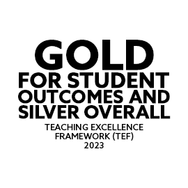 Gold for student outcomes and silver overall (Teaching Excellence Framework 2023)