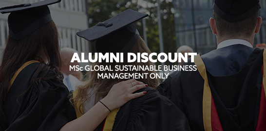 Northumbria and AUAS Alumni discount for MSc Global Sustainable Business Management.