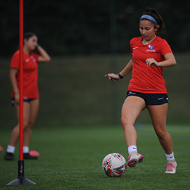 i2i Women's Academy training at the Coach Lane 3G pitch.