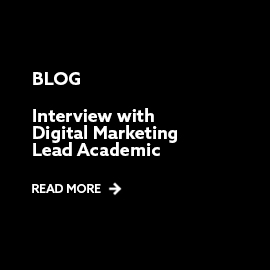 Interview with Digital Marketing lead academic