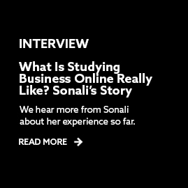 INTERVIEW: What is Studying Business Online Really Like? Sonali's Story
