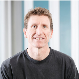 a man looking at the camera