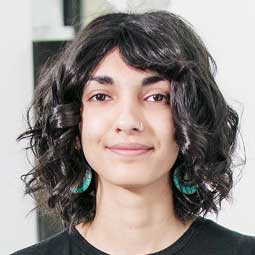 a person smiling for the camera